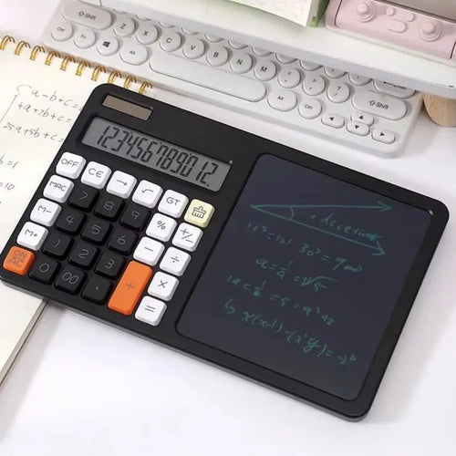Calculadora con tablero borrable