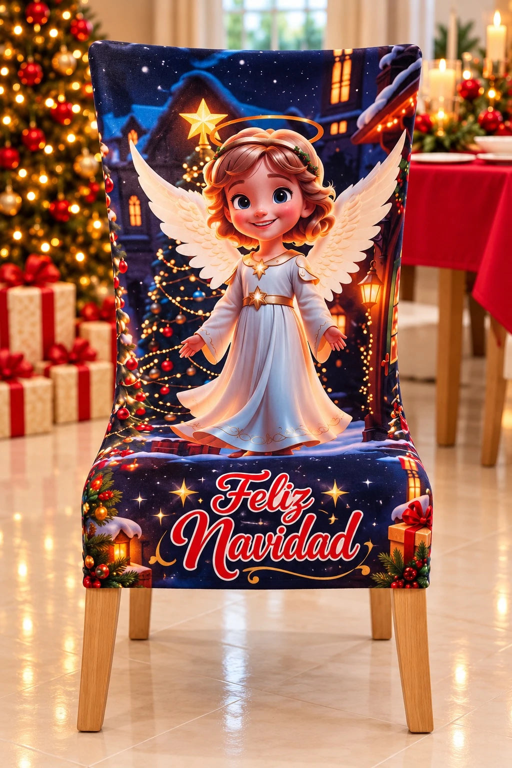 Funda navideña diseño Ángel
